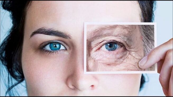 Masque autour des yeux après 40 ans